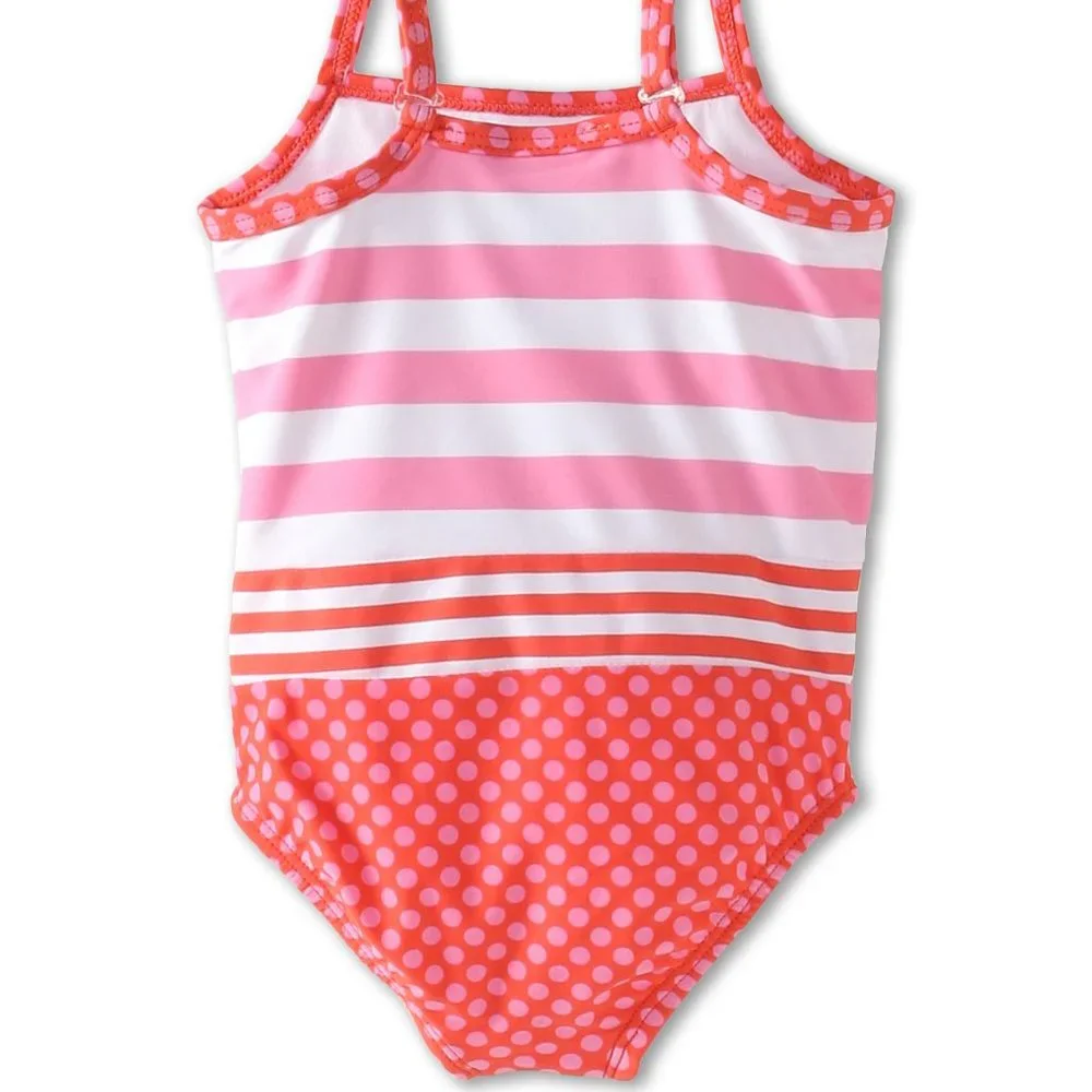 Juicy Couture Baby Infant Girl Size 3 - 6 Months Striped Swim Suit